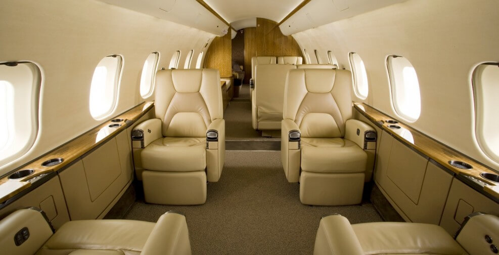 cabina Bombardier Global 5000